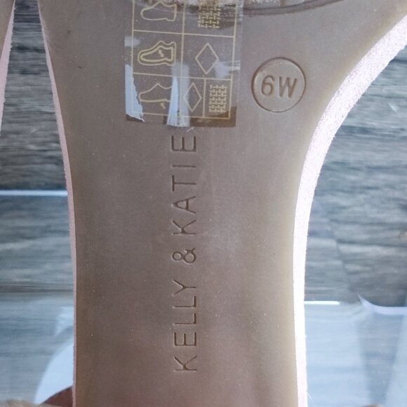 Kelly & Katie Butterfly  Chunky High Heels Size 6 Preppy Formal Dressy Pumps - Picture 9 of 14